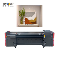 Imprimante numérique hybride UV Machine automatique à plat et à rouleaux pour le traçage graphique Impression flexible sur bannière et toile avec encre UV