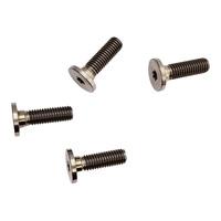 Baut Titanium GR5 M8*25mm Harga Pabrik Kepala Bulat Tipis Baut Torx Dalam Berkualitas Tinggi Sekrup Plum Dalam Kepala Rata Rendah