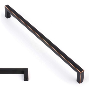 Solid Piazza Bar Maniglia Dell'armadio 8.8 Pollici/224 millimetri <span class=keywords><strong>Olio</strong></span> di Bronzo Lucidato <span class=keywords><strong>Mobili</strong></span> Tirare <span class=keywords><strong>per</strong></span> la Cucina Armadio Camera Da Letto Comò cassetto - Product Image 1