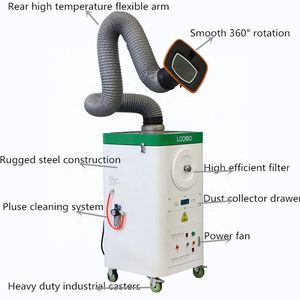 3KW công nghiệp không khí cầm tay Hệ thống lọc/Hàn Khói Bụi Collector/Hàn fume extractor với CE - Product Image 5