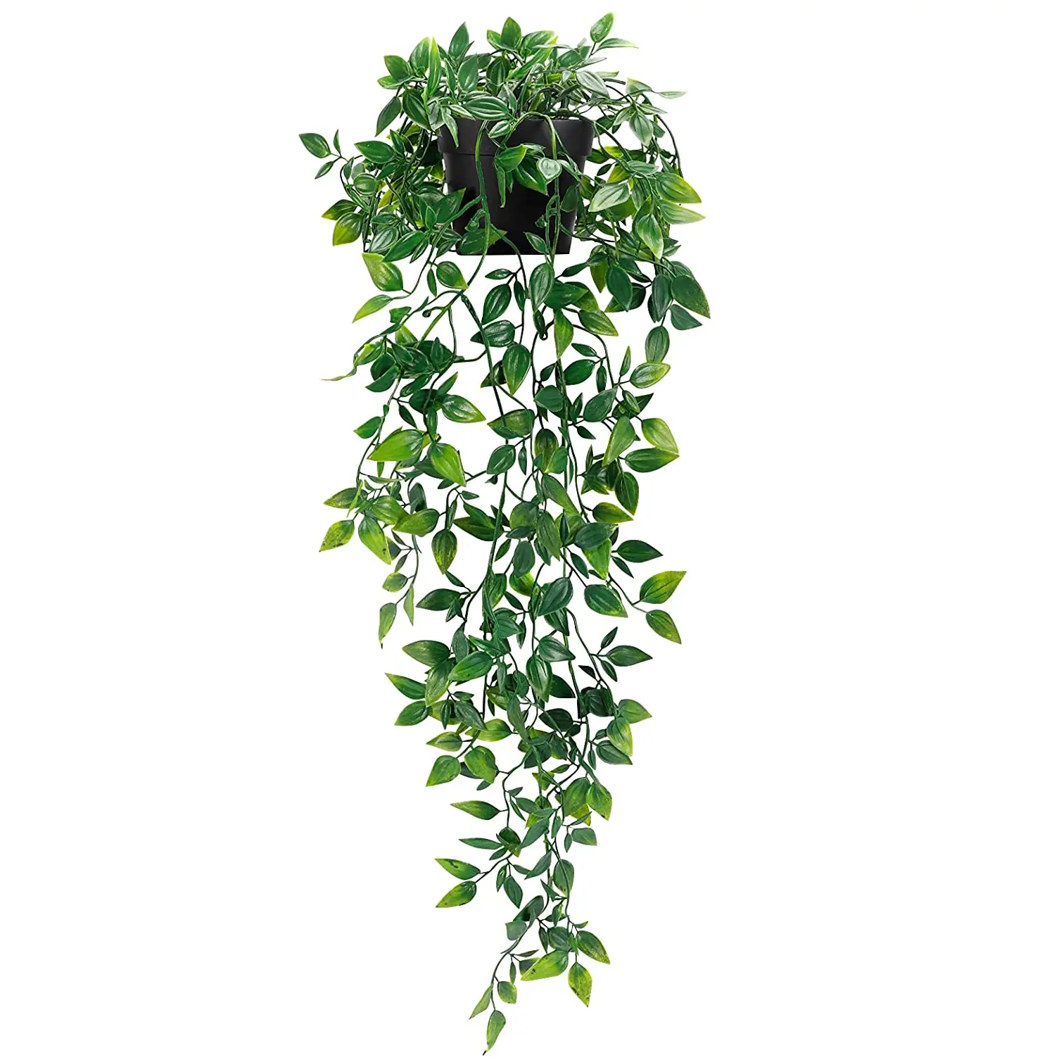 Artificial Hanging Plants Small Potted Plants for Indoor Outdoor Shelf Wall Decor garden landscaping vines artificial leaves