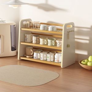 Nordic-style cup holder <b>shelf</b>, perfect for <b>bedrooms</b> and kitchens, beautiful and suitable for multi-layer storage, customizable. - Product Image 5