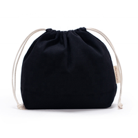 Sacs en toile de coton Décoration de ficelle Sac cadeau de Pâques mignon Sac à cordon en coton Vente en gros