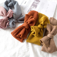 Diadema de punto para niña pequeña, bandanas suaves para bebé, lazos elásticos, accesorios para el cabello a granel