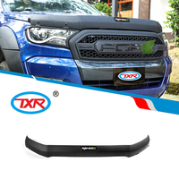 Protection de capot avant noire moulée par injection pour Ford Ranger T8 T7 T6 2012-2021 - Accessoires extérieurs de voiture
