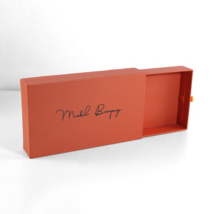 Personalised Custom Logo Cosmetic Luxury Cardboard Paper Hard Rigid <b>Pull</b> Sliding <b>Drawer</b> Gift Box Packaging Embossing Recycled - Product Image 3