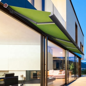 Toldo Retráctil Eléctrico Plegable para Exteriores, Personalizable, con Motor y Casete Completo, para <span class=keywords><strong>Puerta</strong></span> Delantera - Product Image 1