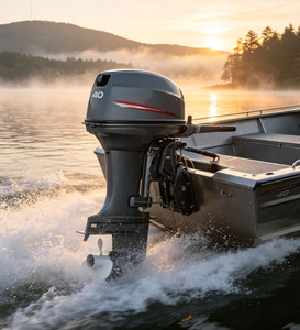 Nouveau moteur hors-bord à essence 40 CV 2 temps 4 cylindres pour bateaux de pêche à courte et longue portée - Product Image 1