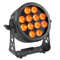 Projecteur LED PAR étanche à batterie, contrôle sans fil par application, 12x18W RGBWA UV 6-en-1 DMX, pour scène, discothèque, événement, mariage, fête