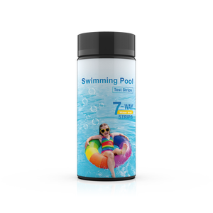 Kits complets de test d'<span class=keywords><strong>eau</strong></span> salée domestique 7 en 1, 100 bandelettes de test, outils et accessoires pour <span class=keywords><strong>piscine</strong></span>, modèle W-7 pour le test de l'<span class=keywords><strong>eau</strong></span> de <span class=keywords><strong>piscine</strong></span> - Product Image 2