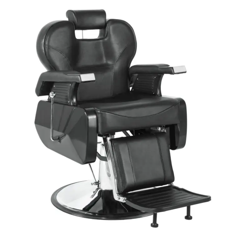 Modern Salon Furniture Hydraulic Pump Design Recliner Hairdressing Cutting Hair Salon Barber Chairs