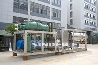 Machine à glace industrielle de grande capacité 30 tonnes, fonctionnement stable pour la transformation alimentaire avec compresseur Bitzer