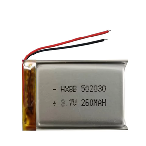 TWS 스마트 워치 이어버드 스피커 L0182 용 3.7V 260mAh 502030 <span class=keywords><strong>2</strong></span> 선 폴리머 리튬 이온 배터리 - Product Image 4