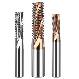 Thanh Cacbua Vật Liệu 100% Khuyến Mãi Lớn Chất Lượng Cao Tốc Độ Cao Máy Phay Ren Rãnh CNC HRC65 4 Cho Thép Không Gỉ - Product Image 1