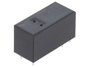 <strong>G2rl</strong>-<strong>1a</strong>-<strong>e</strong>-cf Dc12 power relay, 12v DC coil 12a switching, Spst, through hole mounting, silver tin oxide contacts, <strong>G2rl</strong> series - Product Image 1