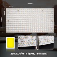 Lámina LED Ultrafina y Flexible, DC24V SMD2835, Panel LED Cortable, Retroiluminación para Encimeras de Mármol, Iluminación para Hoteles