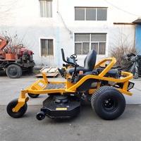 Tondeuse autoportée LOGWAY à moteur essence Loncin entièrement personnalisable pour entreprises de terrassement