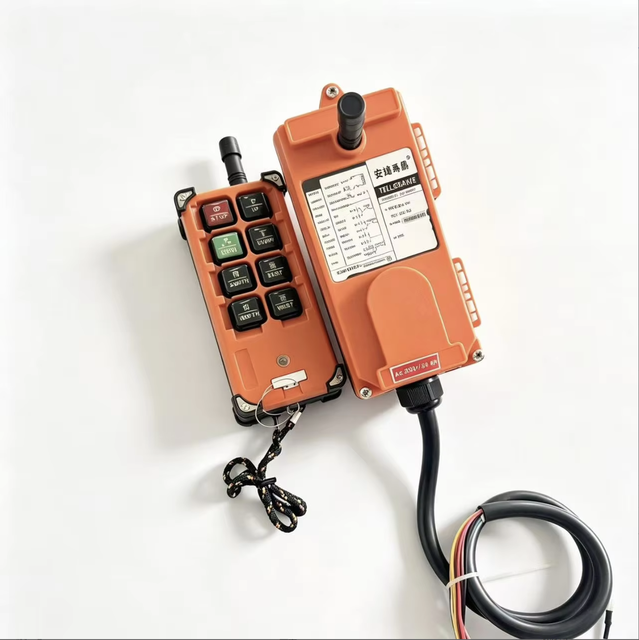 8-Keys Industrial Radio Remote Controller F21-E1B Wireless Hoist Remote Control for Stone Saw Machine & Gantry Crane