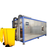 Machine de traitement des déchets alimentaires et de compostage, contrôle intelligent entièrement automatique, 380V, réservoir de 2m3, capacité de traitement de 1m3