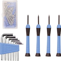 Ensemble d'outils de quincaillerie 126 pièces avec clés, pinces et outils manuels Kit d'outils de réparation de vis à usage domestique