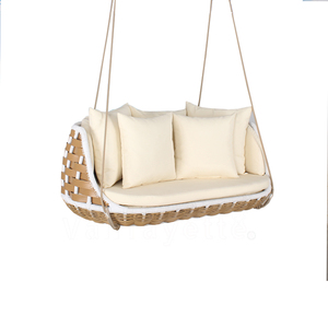 Marsh Rotin Extérieur Patio Balançoires Chaise Suspendue Double Siège Chaises 2 Personne <span class=keywords><strong>Oeuf</strong></span> Chaise Balançoire - Product Image 1