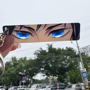 Divertido Llavero Acrílico de Personajes de Dibujos Animados, Llaveros de Figuras de Anime, Llavero Acrílico de <span class=keywords><strong>Demon</strong></span> <span class=keywords><strong>Slayer</strong></span> con Ojos Brillantes, Venta al por Mayor - Product Image 2