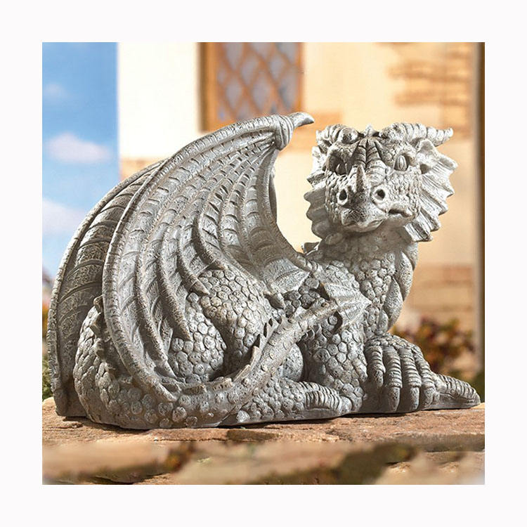 大理石ドラゴンの彫刻置物 大理石ドラゴンの彫刻置物