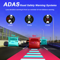 Zimtop 2020 Nouveau rétroviseur de voiture 12 pouces 4G Android 8.1 Caméra embarquée GPS Navigation ADAS Full HD 1080P Enregistreur vidéo de voiture DVR