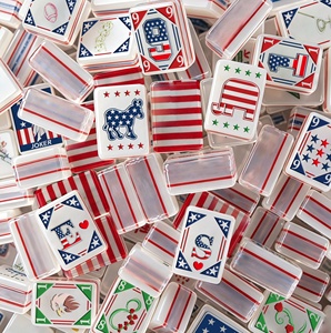 Nuovo Arrivo: Mahjong Americano a Tema 'Once Upon a Time in America', Regalo Artigianale Premium, Intrattenimento Portatile - Product Image 2