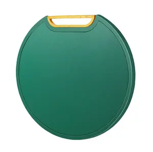 China Suppliers Custom Eco Friendly Food Safety Coloured Round Plastic Tpr Tpu Vegetables Fruit Pizza Chopping Board Set