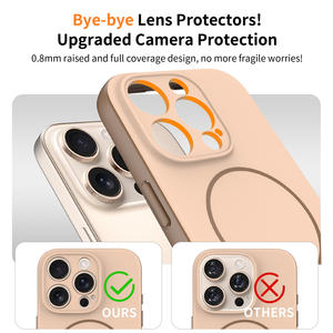 Protection d'objectif personnalisée en TPU+PC - Cadre magnétique antichoc en gros pour <span class=keywords><strong>coque</strong></span> de téléphone iPhone 17 16 Pro Max - Product Image 3