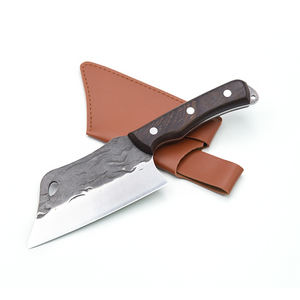Nouveau couteau de <span class=keywords><strong>cuisine</strong></span> avec étui <span class=keywords><strong>en</strong></span> cuir, couteau de chef utilitaire, hachoir, couteau de chef de luxe fait main, couteau à manche <span class=keywords><strong>en</strong></span> <span class=keywords><strong>bois</strong></span>, couteau forgé à la main - Product Image 1