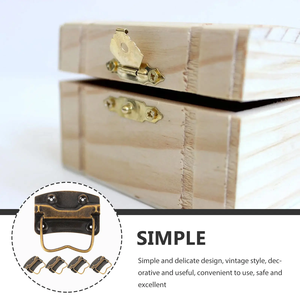 Poignées de meubles modernes en acier inoxydable durables pour armoire, commode, tiroir, coffre – Remplacement facile au design carré - Product Image 1