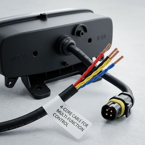 Phare avant de vélo électrique à LED haute luminosité, étanche IPX5, rechargeable par USB, <span class=keywords><strong>lampe</strong></span> de vélo tout-terrain <span class=keywords><strong>pour</strong></span> la nuit - Product Image 3