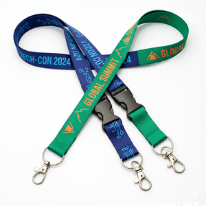 High Quality Custom Printing Logo Neck Strap Polyester Lanyards With Logo Custom