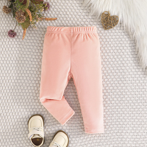 Pantalones Casuales de Invierno para Niñas, Ropa de Punto Gruesa y Afelpada en Combinación Multicolor, Ropa Cálida para Bebés - Product Image 4