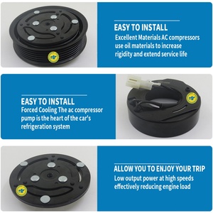 Compresseur de climatisation de voiture 304718 12V avec embrayage 6PK 12V - Product Image 3