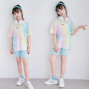 <span class=keywords><strong>ชุด</strong></span>กีฬาแขนสั้นลายเชอร์รี่สำหรับ<span class=keywords><strong>เด็ก</strong></span> <span class=keywords><strong>ชุด</strong></span>กีฬาลำลองสบาย ๆ สำหรับ<span class=keywords><strong>เด็ก</strong></span>ในฤดูร้อน - Product Image 3