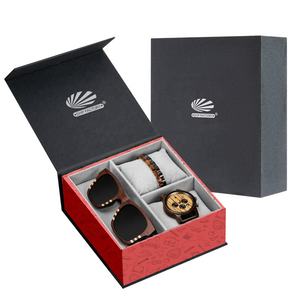 Reloj rígido duradero de cartón con logotipo personalizado, joyería, gafas de sol, organizador de almacenamiento, embalaje, caja de <span class=keywords><strong>viaje</strong></span> - Product Image 6