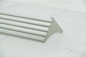 Étagères murales tubulaires en acier inoxydable, résistantes, pour suspendre et placer des objets lourds - Product Image 3