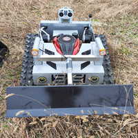 Livraison Gratuite Prix le Plus Bas Robot Tondeuse à Gazon Automatique à Rayon de Braquage Zéro Essence 800 mm Télécommandée