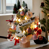 Meilleur Choix : Sapin de Noël Artificiel Écologique Pré-Éclairé et Pré-Décoré en Pin avec Lumières LED et Pointes Floquées Givrées