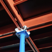 Système d'échafaudage de coffrage en acier/aluminium vert pour la construction de dalles de béton, de toits et de sous-sols, design moderne