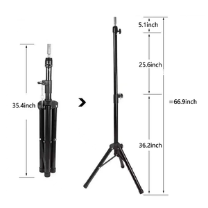 Nhà Máy Bán buôn <span class=keywords><strong>Tripod</strong></span> stands mannequin head <span class=keywords><strong>Tripod</strong></span> với đứng Khả năng mở rộng nhiều màu sắc - Product Image 4