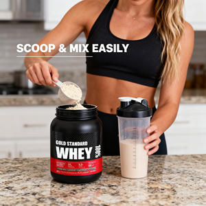 Integratore sanitario personalizzato proteine in polvere <span class=keywords><strong>80</strong></span> Bulk isolare concentrato 100% Gold Standard proteine del siero di latte in polvere - Product Image 2