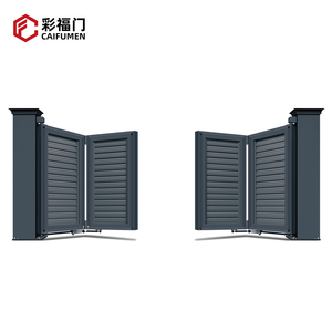 Nhà Máy Nhà Sản Xuất Kim Loại Điện Gấp Cổng Đu Cổng Chất Lượng Cao Tùy Chỉnh Trường Học Khuôn Viên Ngoài Trời Sân Biệt Thự - Product Image 2