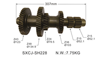 Arbre d'engrenage de transmission de pièces automobiles ME603213 43T-48T-24T-36T-15T-15T pour MITSUBISHI