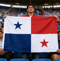Bandera de Panamá 3x5 pies, poliéster de lujo resistente y duradero, para interior/exterior con rayas cosidas y ojales de latón