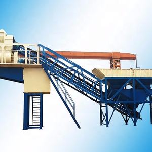 Centrale à béton mobile YHZS avec conception modulaire flexible, capacité de 35 m³/h, ligne de production automatique dotée d'une pompe et d'un moteur - Product Image 4