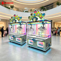 Machine de jeu d'arcade commerciale UFO Catcher à double griffe pour 2 joueurs, machine de rédemption de prix pour peluches et cadeaux pour FEC